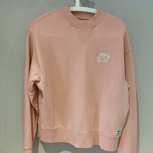 Roots Pink Crew Neck Sweatshirt